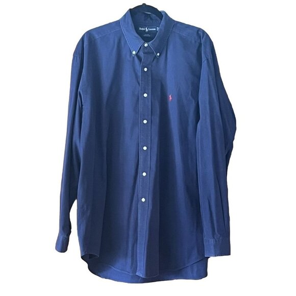 Polo Ralph Lauren Other - Polo Ralph Lauren Blake Mens XL Blue Button Down Long Sleeve Shirt Casual